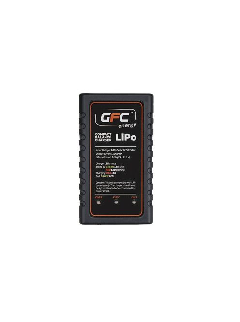 GFC Mikroprocesszoros LiPo akkumulátor töltő