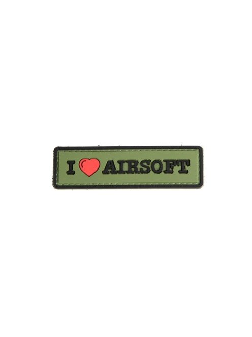 I Love Airsoft - 3D Felvarró